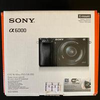 Sony alpha 6000 (Scatola e componenti originali)