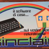 Spectrum Sinclair adesivo vintage anni 80