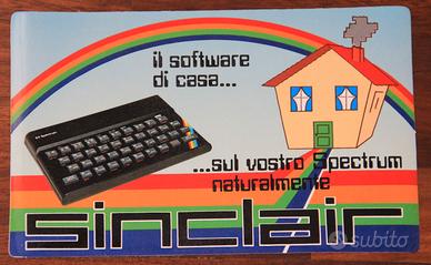 Spectrum Sinclair adesivo vintage anni 80