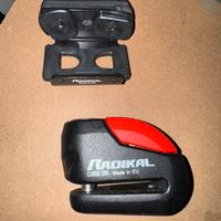 Bloccadisco con allarme moto/scooter