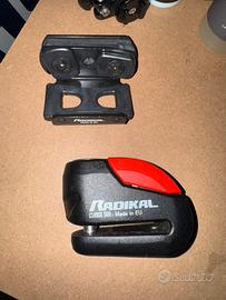 Bloccadisco con allarme moto/scooter