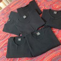 Set maglie intime nere in cotone “Luca uomo”