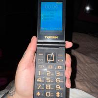 Telefono conchiglia TKEXUN doppia SIM funzionante