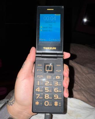 Telefono conchiglia TKEXUN doppia SIM funzionante