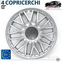 Copricerchi da 13 Pollici Coppette Sportive Silver
