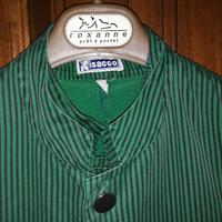 GIACCA VERGATINA a righe verde/nero (ISACCO)