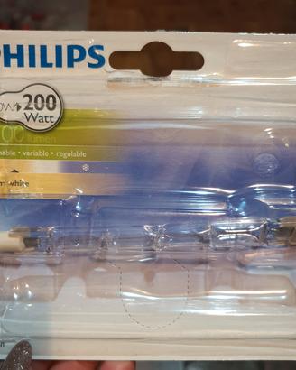 lampadina alogena philips 200 Watt R7S 230v  