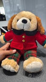 Cane Peluche Natalizio Vintage 1994