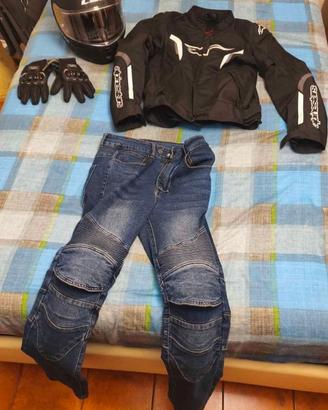 Completo per andare in moto (taglia S)