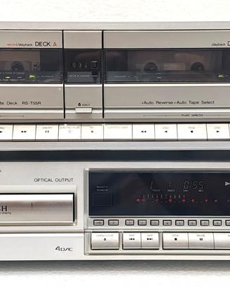 lettore cd Technics SL-PG500A e deck RS-T55R