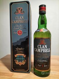 Clan Campbell the noble scotch whisky aged 5 years