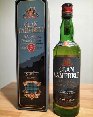 Clan Campbell the noble scotch whisky aged 5 years