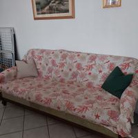 Divano Letto  3 Posti,in Legno Massello.