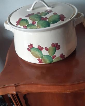 Pentola contenitore Ceramica Leccese(stile Salento