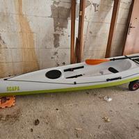 Canoa Rigida Scapa Fit Grey/Lime 106855 +  Extra
