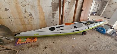 Canoa Rigida Scapa Fit Grey/Lime 106855 +  Extra