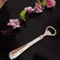 Apribottiglie stile inglese vintage Silver plated 