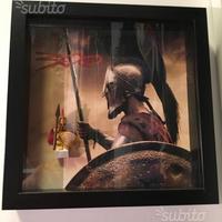 Lego cornice display 300 Leonida minifigures nuova