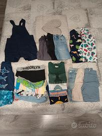 lotto vestiti bimbo 9 - 12 mesi