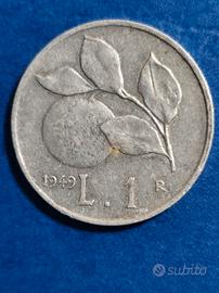 1 lira 1949 (arancia) 