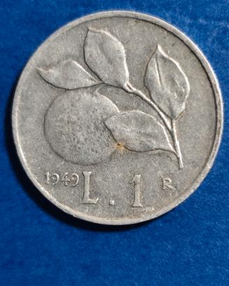 1 lira 1949 (arancia) 