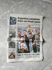 20 Minuti Ticino 19/12/2022 Argentina Campione