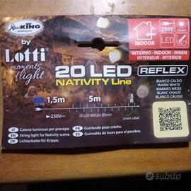 Luci natalizie presepe