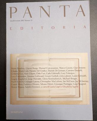 Panta Editoria numero 19 - 2001 Bompiani