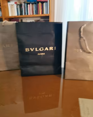 3 borse carta Bulgari