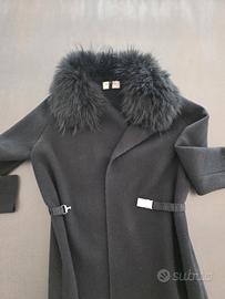 maglia giacca falconeri con pelliccia staccabile