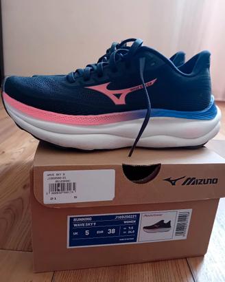 mizuno running wavesky9 