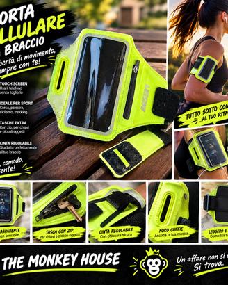 Porta cellulare sportivo da braccio