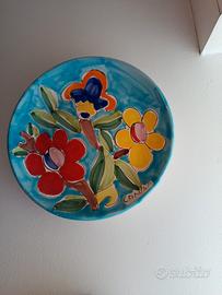 piatti dipinti a mano la musa