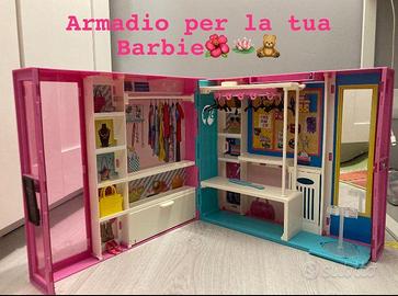 Cabina armadio e macchina Barbie