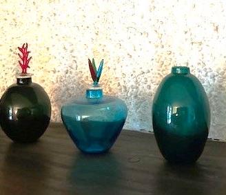 6 Vasi Venini Monofiore collezione completa