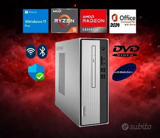 PC Desktop Ryzen 3500U, RAM 16Gb DDR4, NVMe + HDD.