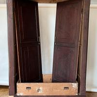 Armadio bolognese in noce