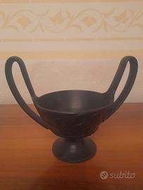 kantharos etrusco in bucchero vaso