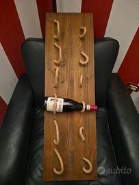 Portabottiglie cantinetta per 6 bottiglie 100x30
