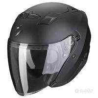 CASCO JET MOTO SCOOTER SCORPION EXO 230 NERO OPACO