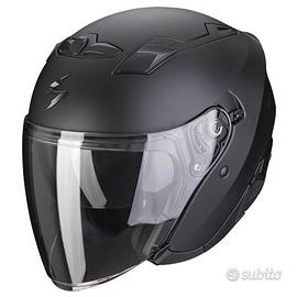 CASCO JET MOTO SCOOTER SCORPION EXO 230 NERO OPACO