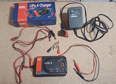 Caricatore batterie Lipo Charger 2s, 3s e 4s celle