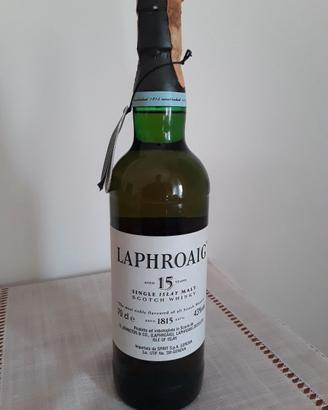 LAPHROAIG  15 y.o. whisky n.1 bt. 70 cl.43% RARITÀ