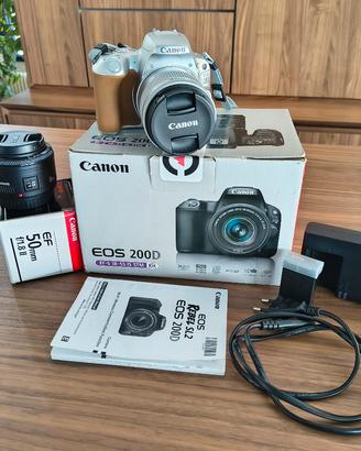 Canon EOS 200D + 18-55 IS STM + 50mm f/1.8 II Kit