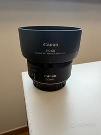 Canon EF 50mm f/1,8 STM + Paraluce originale Canon