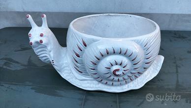 sottovaso ceramica LUMACA