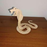 Costruzione Puzzle 3D in Legno Serpente