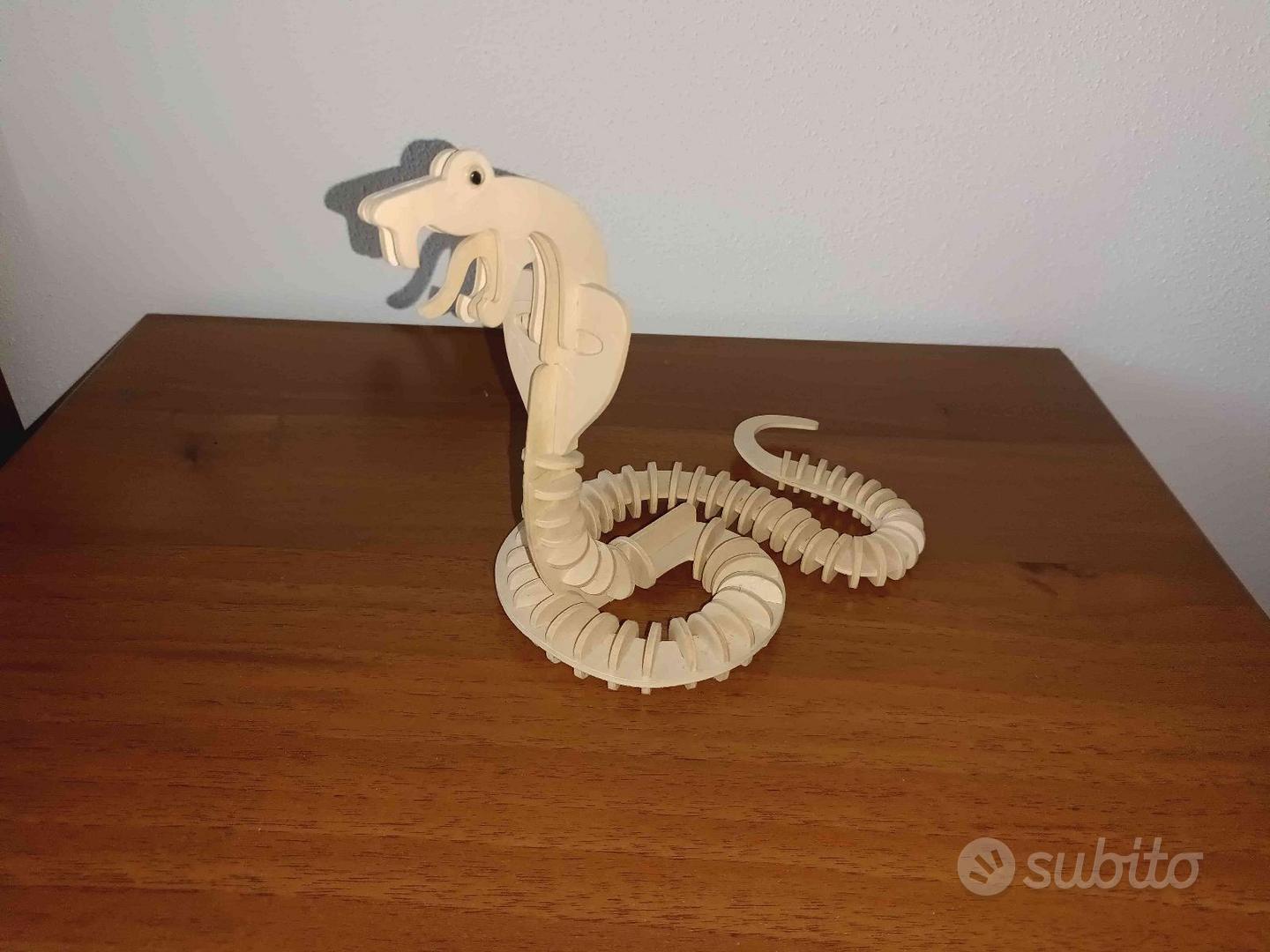 Costruzione Puzzle 3D in Legno Serpente - Tutto per i bambini In vendita a  Padova