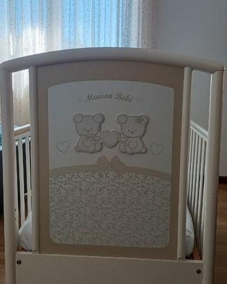 Lettino in legno per bambini "Pali"