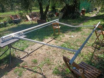 tenda riavolgibile con telaio in alluminio